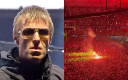 Liam Gallagher Criticizes Fan for Throwing Flare at Oasis Concert