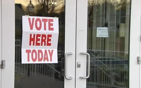 69 News Reporter Engages Voters as They Cast Ballots