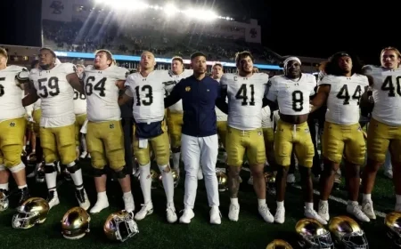 How Notre Dame’s Path to the College Football Playoff is Shaped by the Top 25 Rankings