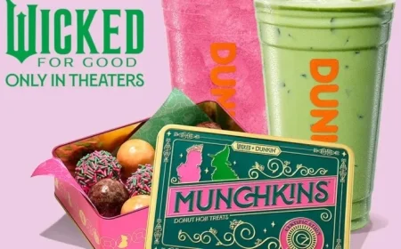 Dunkin’ Launches ‘Wicked’ Franchise Finale Menu with Themed Merchandise
