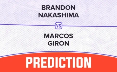 Brandon Nakashima vs Marcos Giron: 2025 ATP Athens Match Prediction