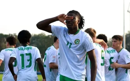 Jaden Umeh Leads Ireland U17 to Victory with Opening Goal Against Panama in World Cup Triumph