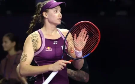 Elena Rybakina vs. Ekaterina Alexandrova: Live WTA Finals Highlights & Scores