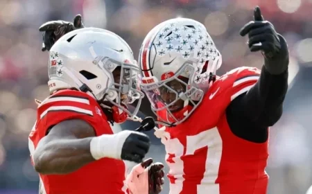 Ohio State Leads the Pack in First College Football Playoff Rankings with Indiana and Texas A&M Following