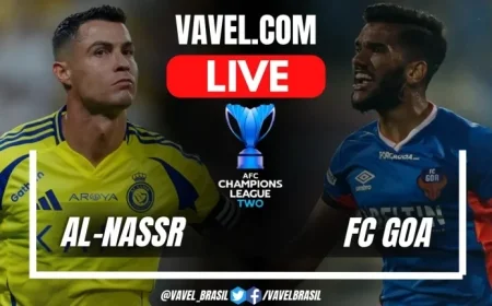 Live Al-Nassr vs Goa Score Updates in AFC Champions League Matchday Two