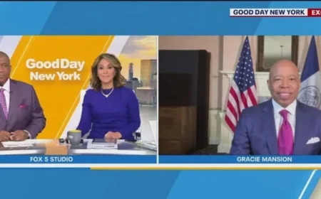 Mayor Adams, Curt Menefee Clash Over NYPD’s Tisch Retention Decision