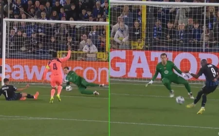 Check Out the Rapid-Fire Goal Fest as Club Brugge and Barcelona Net Three in Thrilling Opening Quarter