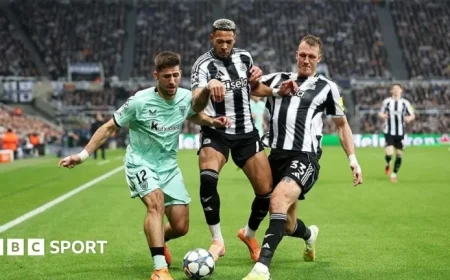Newcastle United vs Athletic Club Analyzing UEFA Champions League Stats and Head-to-Head Record