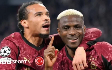Galatasaray Dominates with Victor Osimhen Hat-Trick as Ajax’s Champions League Struggles Persist