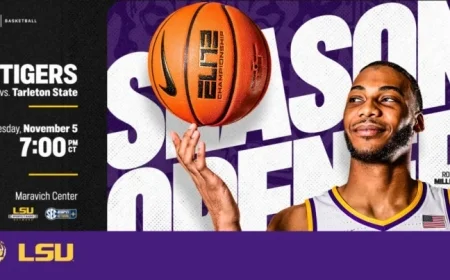 Tiger Basketball Team Kicks Off Season Wednesday at Maravich Center