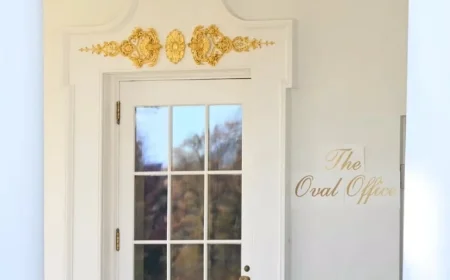 Trump Installs ‘The Oval Office’ Sign Outside Iconic Room