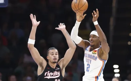 Key Players to Watch in Thunder vs. Trail Blazers Matchup
