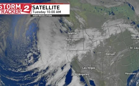 Atmospheric River Forecast: Wind, Rain, and Minor Severe Weather Risk Wednesday