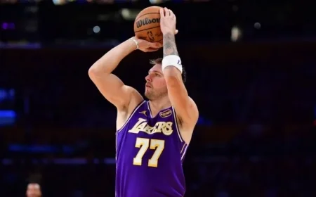 Lakers Secure Fifth Consecutive Victory Over Spurs Led by Doncic Despite Absence of Reaves and James
