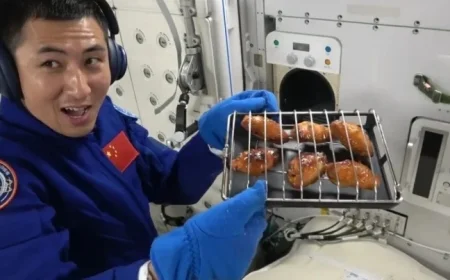 Chinese Space Oven Revolutionizes Dining with Chicken Wings on the Menu
