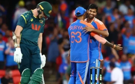 India Triumphs Over Australia to Secure Gold Coast Lead