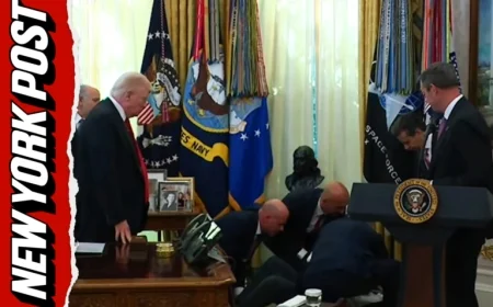 Man Collapses During Live Trump Press Conference; Camera Abruptly Cuts Out