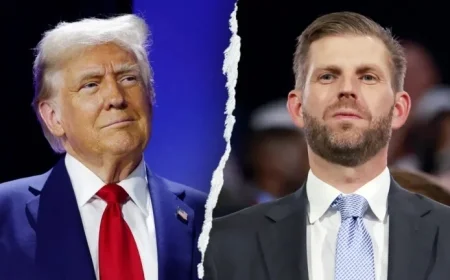 Eric Trump Dials Father Live Onstage at Turning Point Event