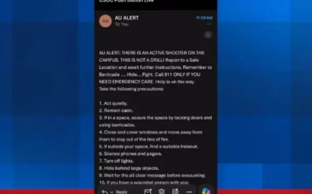 Auburn University Issues Response to Accidental Alerts