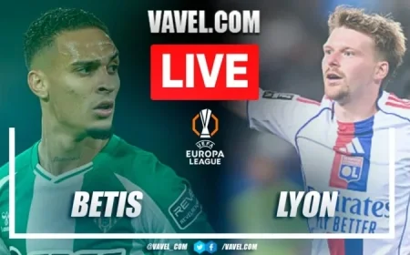 Real Betis Faces Olympique Lyon: Live UEFA Europa League Score Updates