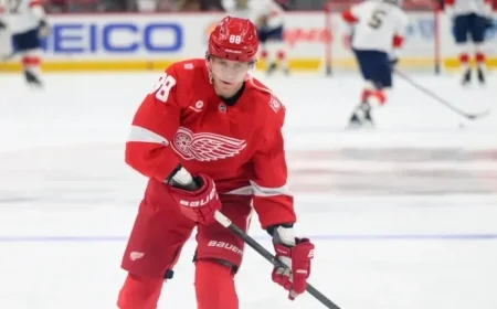 Red Wings’ Patrick Kane Completes Full Practice, Return Date Unclear