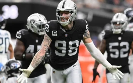 Maxx Crosby Discusses Overcoming Injuries in Current NFL Season