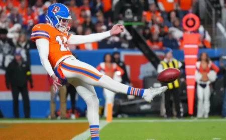 Broncos’ Rookie Punter Faces Challenges in Week 10