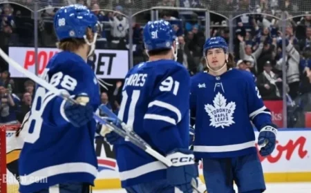 Maple Leafs Lead NHL with Trio of Top Even-Strength Scorers