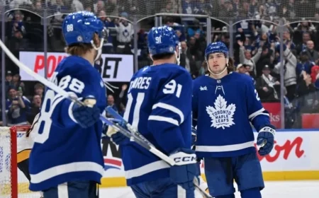 Top Trio of Even-Strength Scorers in the NHL Hail from the Maple Leafs