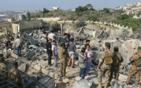 Israeli Military Strikes Hezbollah Targets in Southern Lebanon