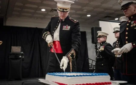 Prominent Speakers Honor Marine Corps’ 250th Birthday