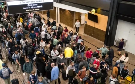 Long TSA Lines Plague Travelers as Staff Work Unpaid During Shutdown