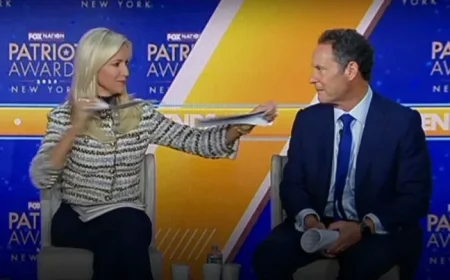 Fox & Friends Host Interrupts Co-Hosts with Dramatic Script Tear During Pelosi Roast