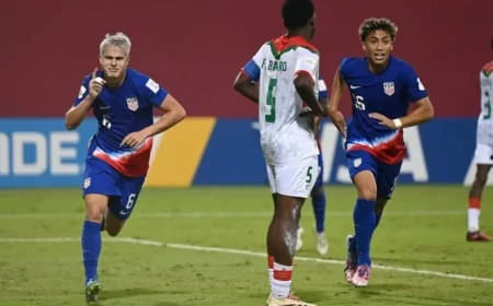 Cavan Sullivan Leads USA U-17s to World Cup Victory Over Burkina Faso