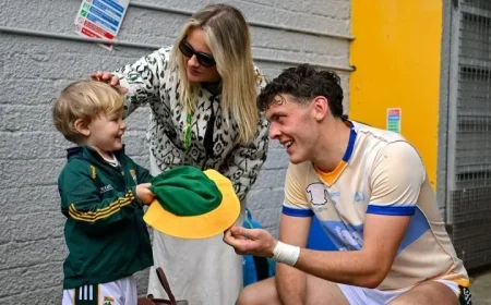 Discover the Personal Life of Kerry GAA Star David Clifford: Family Moments with Partner Shauna and Son Ógie