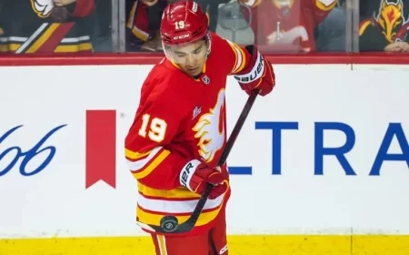 Flames’ Zayne Parekh Exits Game Against Blackhawks Due to Upper-Body Injury