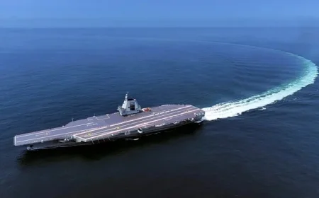 China’s Most Advanced Aircraft Carrier Fujian Officially Enters Service