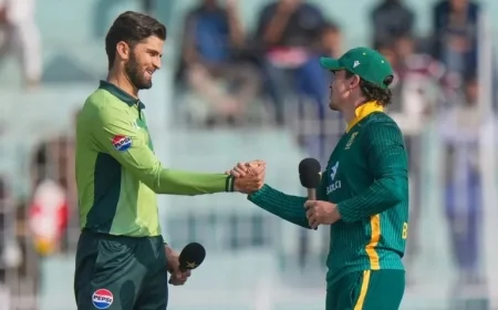South Africa Wins Coin Toss in Pakistan Tour Opener, Chooses to Bat in Crucial Series-Deciding ODI