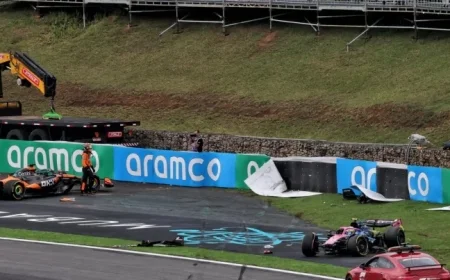 Thrilling São Paulo Sprint: Three Drivers Crash Within Seconds Triggering Red Flag