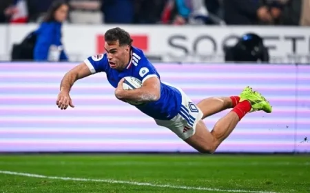 France vs South Africa Record-Breaking Double for Penaud Springboks See Red After Violent Hit Watch the Highlights in Video