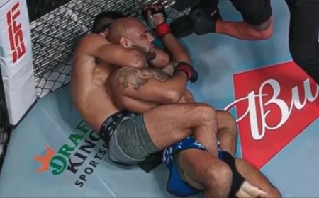 Daniel Marcos Knocks Out Miles Johns with Brutal Rear-Naked Choke at UFC Vegas 111 Highlights