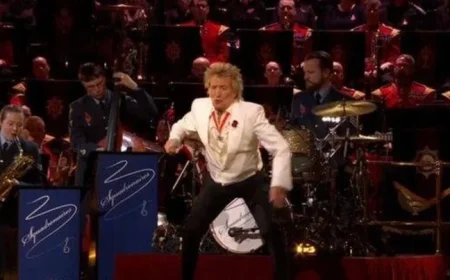 Viewers React in Unison During Rod Stewart’s Performance at BBC Festival of Remembrance