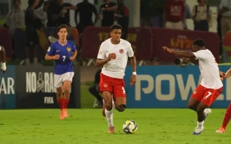 Canada Maintains Unbeaten Record Following Draw Against France at FIFA U-17 World Cup