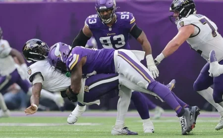Ravens vs. Vikings Game Highlighted by Controversial Roughing the Passer Call