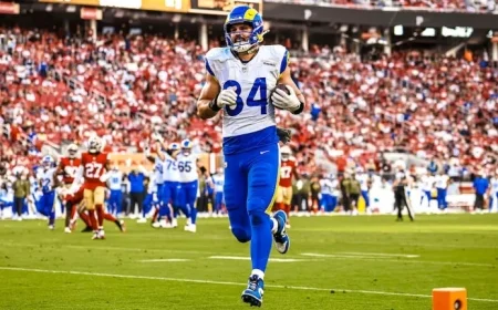 Rams TE Colby Parkinson’s No-Look Touchdown Catch from QB Matthew Stafford Amazes 49ers Fans