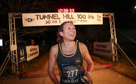 Caitriona Jennings Breaks Women’s 100-Mile World Record at Tunnel Hill in Stunning Performance