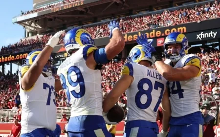 Rams Dominate 49ers with a 21-7 Lead at Halftime