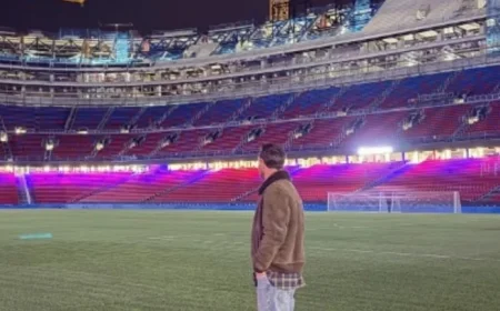 Messi Steps onto the New Camp Nou Expresses Hope for a Future Return Beyond a Farewell