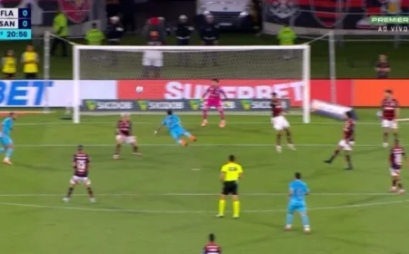 Neymar’s Header Nearly Scores from Barreal’s Dangerous Cross in Flame Match Frightening Rossi
