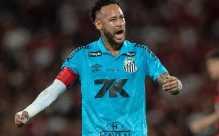 Neymar Receives Support at Santos After Leaving the Bench: ‘Giving His All’